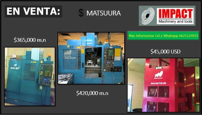 CENTROS DE MAQUINADO CNC MATSUURA